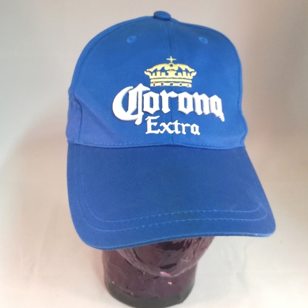 Blue Corona Extra Adjustable Baseball Hat Original